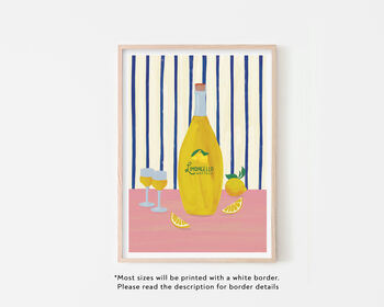 Limoncello Cocktail Art Print, 2 of 4