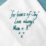 Personalised Hand Writing Cotton Handkerchief Gift, thumbnail 2 of 10