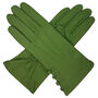 Kate. Women's Silk Lined Button Leather Gloves, thumbnail 6 of 11