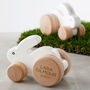 Personalised Wooden Rabbit Toy, thumbnail 1 of 3