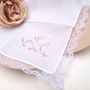 Brides Wedding Gift Handkerchief For Tears Of Joy, thumbnail 3 of 5