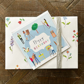 Happy Birthday Artist Card, 3 of 5