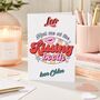 Personalised Kissing Booth Valentine’s Card, thumbnail 4 of 6