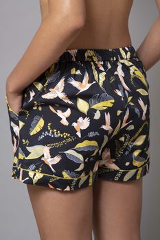 Luxury Cotton Pyjama Shorts | Parrot Nation, 3 of 7