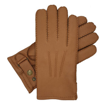 Hamdon. Men's Deerskin Cashmere Lined Gloves, 2 of 11