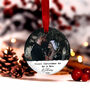 First Christmas Married Custom Mr And Mrs Photo Bauble, thumbnail 8 of 12