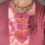 'La Vie En Rose' Opal Ruby And Chalcedony Necklace, thumbnail 1 of 6