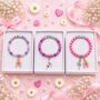 Personalised Ballerina Or Gymnast Charm Bracelet Gift For Girls, thumbnail 1 of 12