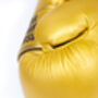Personalised Full Leather Boxing Gloves Gold, thumbnail 6 of 10