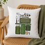 50th Birthday Gift For Gardeners Personalised Cushion, thumbnail 1 of 10