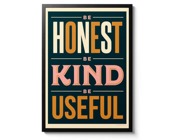 Be Honest, Be Kind Giclée Print, 6 of 7