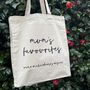 Favourite Things Cotton Tote Bag, thumbnail 5 of 7