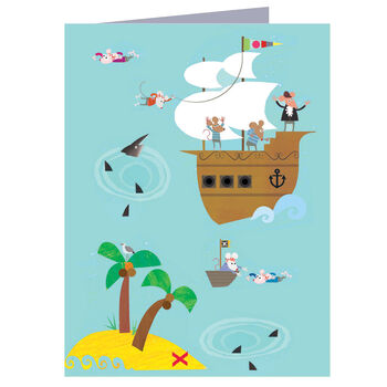 Mini Pirate Mice Card, 2 of 3