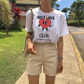 'Self Love Club' Retro Graphic Tshirt, 6 of 9