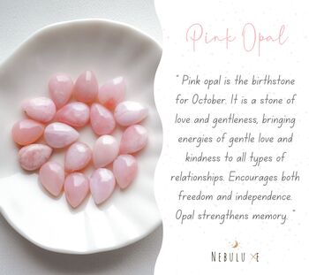 Pink Opal Stud Earrings, 8 of 12