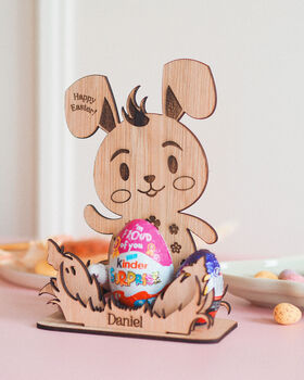 Personalised Easter Bunny Egg Holder, 2 of 10