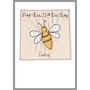 Personalised Bumble Bee Birthday Card For Her Or Him, thumbnail 8 of 12