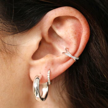Crystal Twist Bar Ear Cuff, 6 of 7