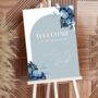 Blue Custom Wedding Welcome Sign/ Foam Board, thumbnail 1 of 5