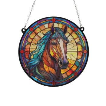 Horse Stained Glass Effect Suncatcher, 6 of 6