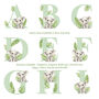 Personalised Animal Alphabet Grey Baby Teddy Bear, thumbnail 6 of 10
