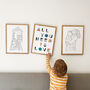 Personalised Line Drawing Family Portrait Illustration, thumbnail 8 of 12