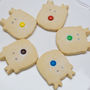 Christmas Four Reindeer Shortbread Stocking Fillers, thumbnail 3 of 8