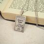 Wuthering Heights Book Necklace, thumbnail 4 of 7