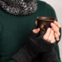 Womens Handmade Soft Wool Wrist Warmers Autumn Colours, thumbnail 3 of 8