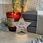 Personalised Rose Gold Star Christmas Dec 23, thumbnail 1 of 12