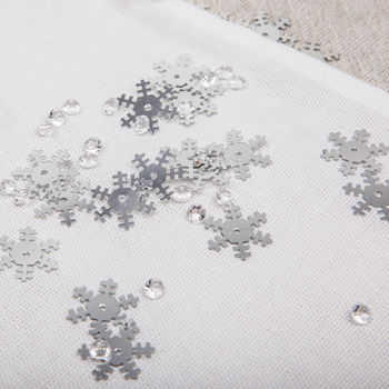Silver Snowflake Table Confetti Scatter Decorations, 2 of 3