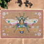 Bee Welcome Mat Coir Front Door Foot Mat, thumbnail 2 of 4