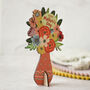 Wooden Mother's Day Card, Flower Bouquet, thumbnail 4 of 6