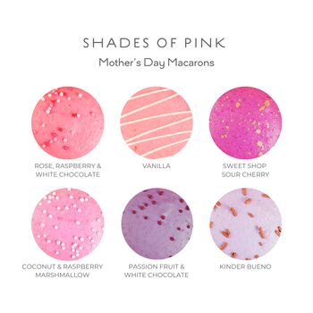 Shades Of Pink | Mother’s Day 10 Piece Macaron Gift Box, 2 of 3