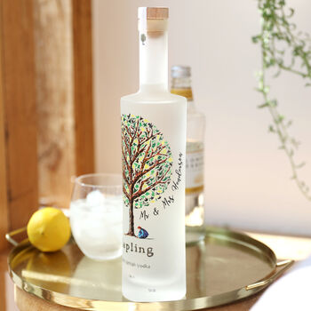 Personalised Bottle Of Sapling Vodka, 3 of 8
