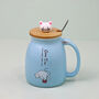 Cat Mugs Ceramic Tea Coffee In Assorted Colours G Decor, thumbnail 9 of 10