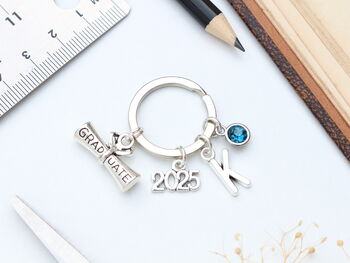 2025 Graduation Keyring, Personalised Gift Keepsake, 5 of 8