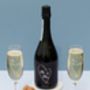 Mr And Mrs Personalised Prosecco Gift Set And Flutes, thumbnail 3 of 3