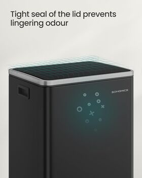 Kitchen Bin With Lid Soft Close Trash Can, 5 of 7