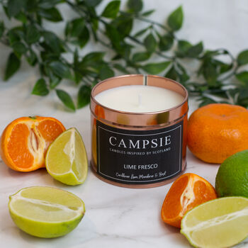 Lime, Basil And Mandarin Candle Tin, 2 of 4
