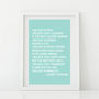 'I Believe In Pink' Audrey Quote Print, thumbnail 1 of 3