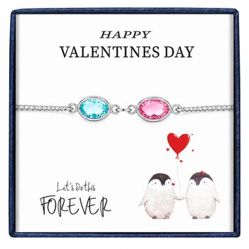 Personalised Create Your Own Family Oval Birthstones Bracelet, 11 of 12