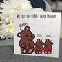 Personalised Bear Card, thumbnail 1 of 5