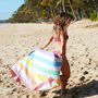 Personalised Stripe Micro Fibre Beach And Swim Towel, thumbnail 8 of 9