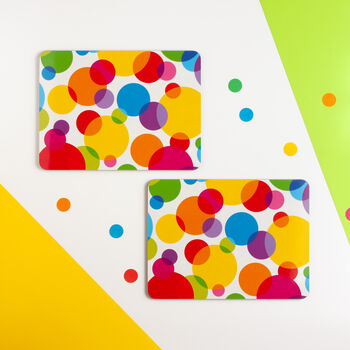 Colourful Spots Placemat Set Of Two, 4 of 6