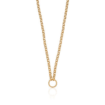 18ct Gold Eternity Twist Charm Collector Necklace, 2 of 5