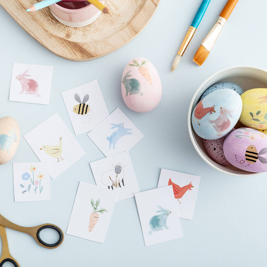 Easter Egg Decorating Tattoo Kit By Postbox Party