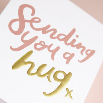 Pack Of Six 'Sending You A Hug' Cards, 2 of 3