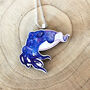 Cuttlefish Wooden Necklace, thumbnail 3 of 5