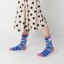 Bubble Tea Illustration Mid Calf Length Socks, thumbnail 1 of 3